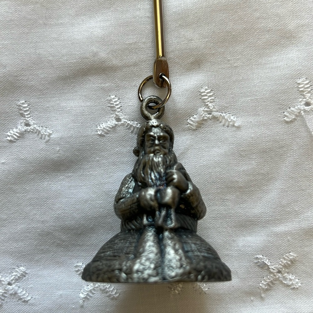 Pewter Santa Clause Candle Snuffer